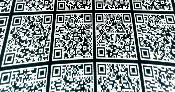 جدار من رموز الاستجابة السريعة (QR)